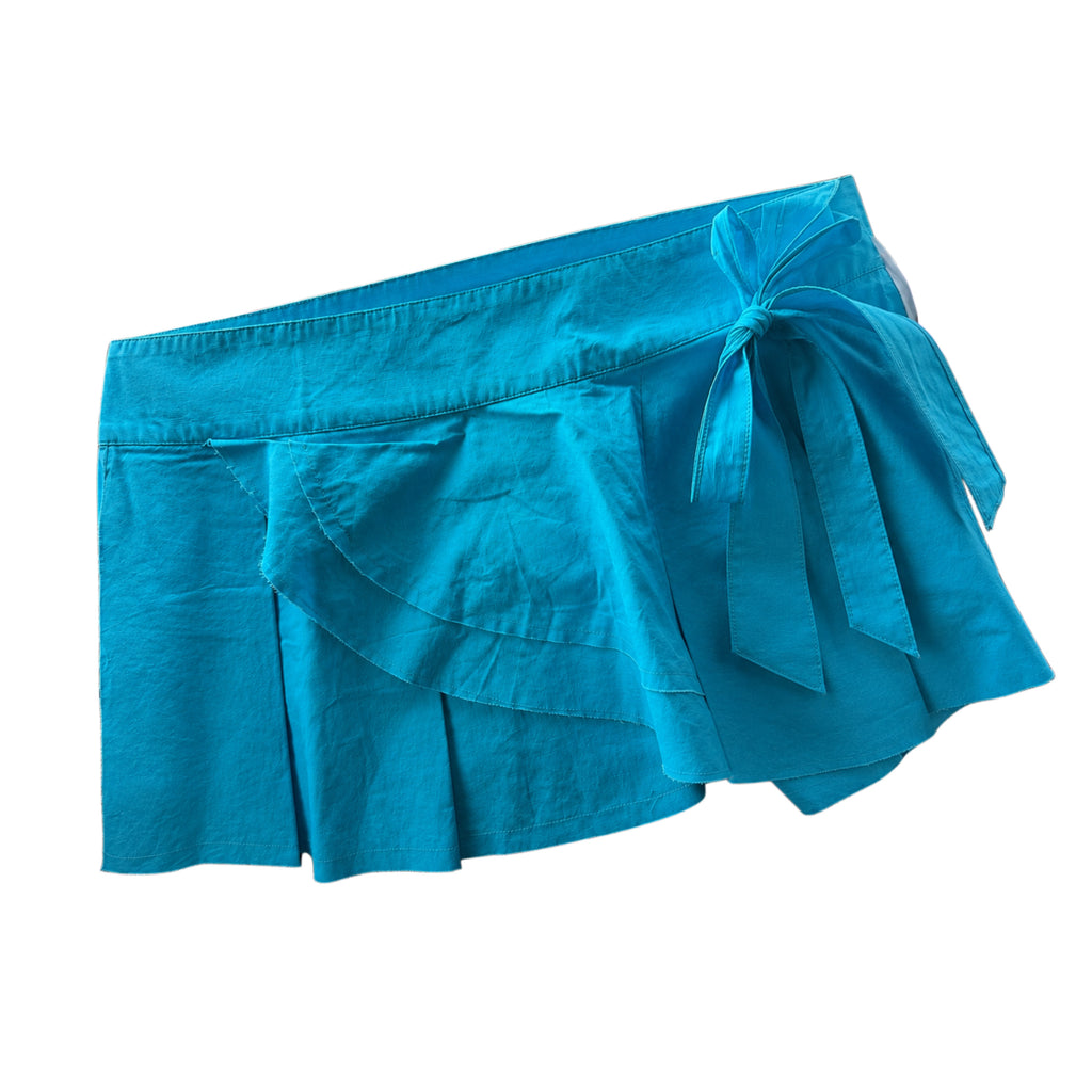 Vintage 2007 ELLE Paris wrap mini skirt