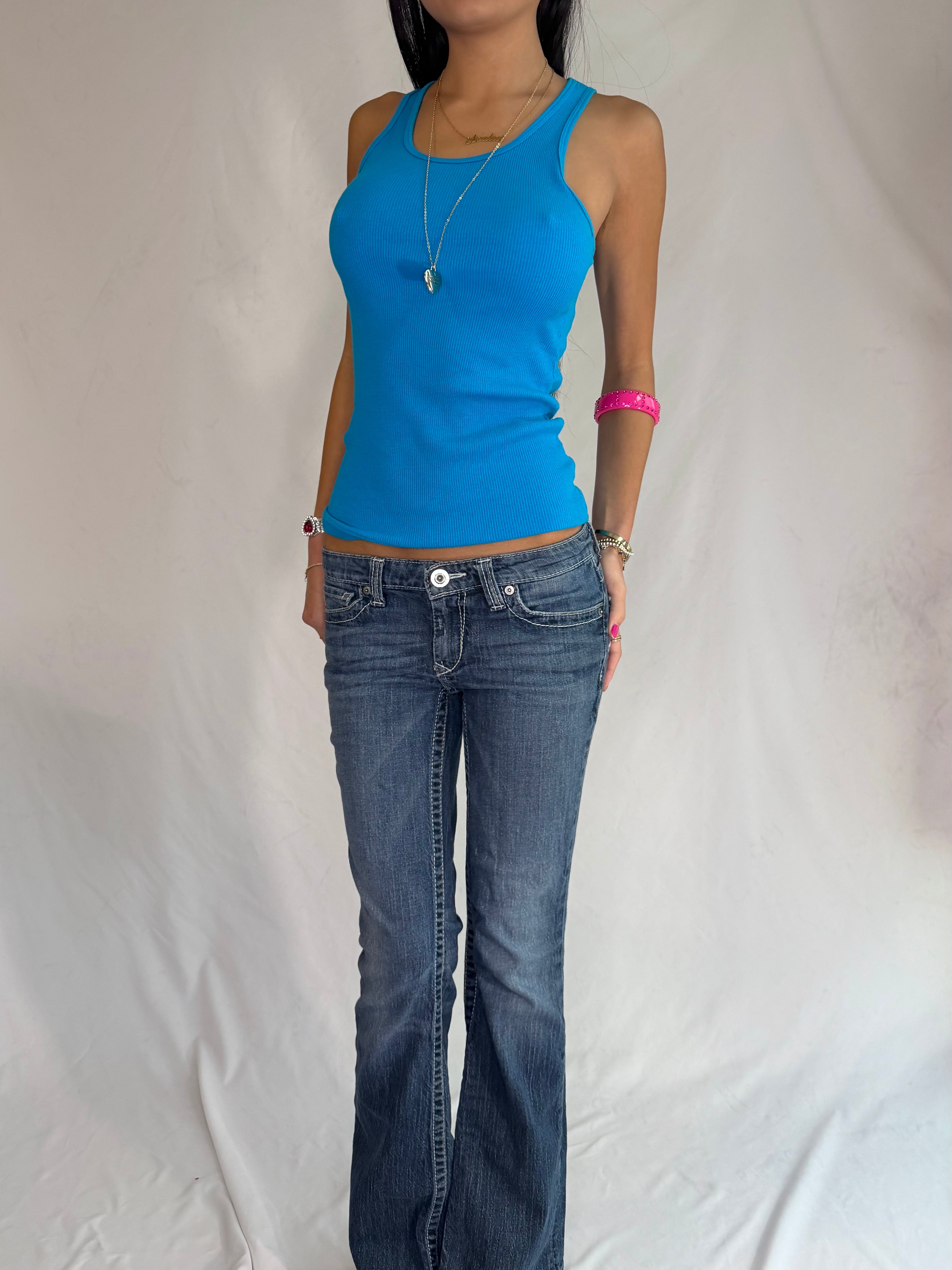 Vintage low rise bootcut jeans