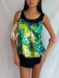 Vintage green mini dress