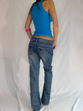 Vintage low rise flare jeans