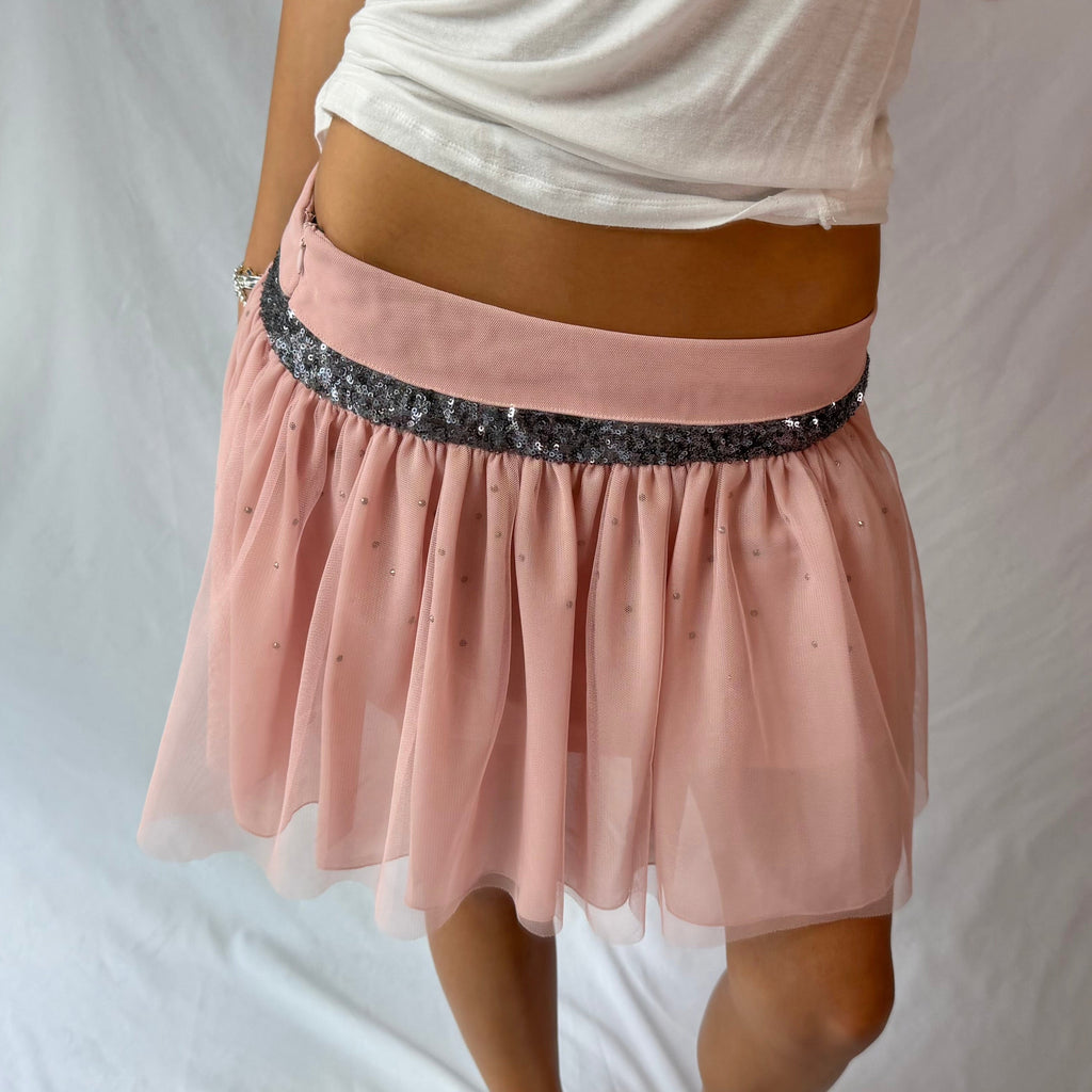 Vintage Vera Wang sequin mini skirt