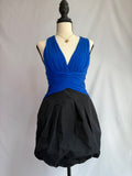 vintage blue halter bubble dress ⋆˙⟡