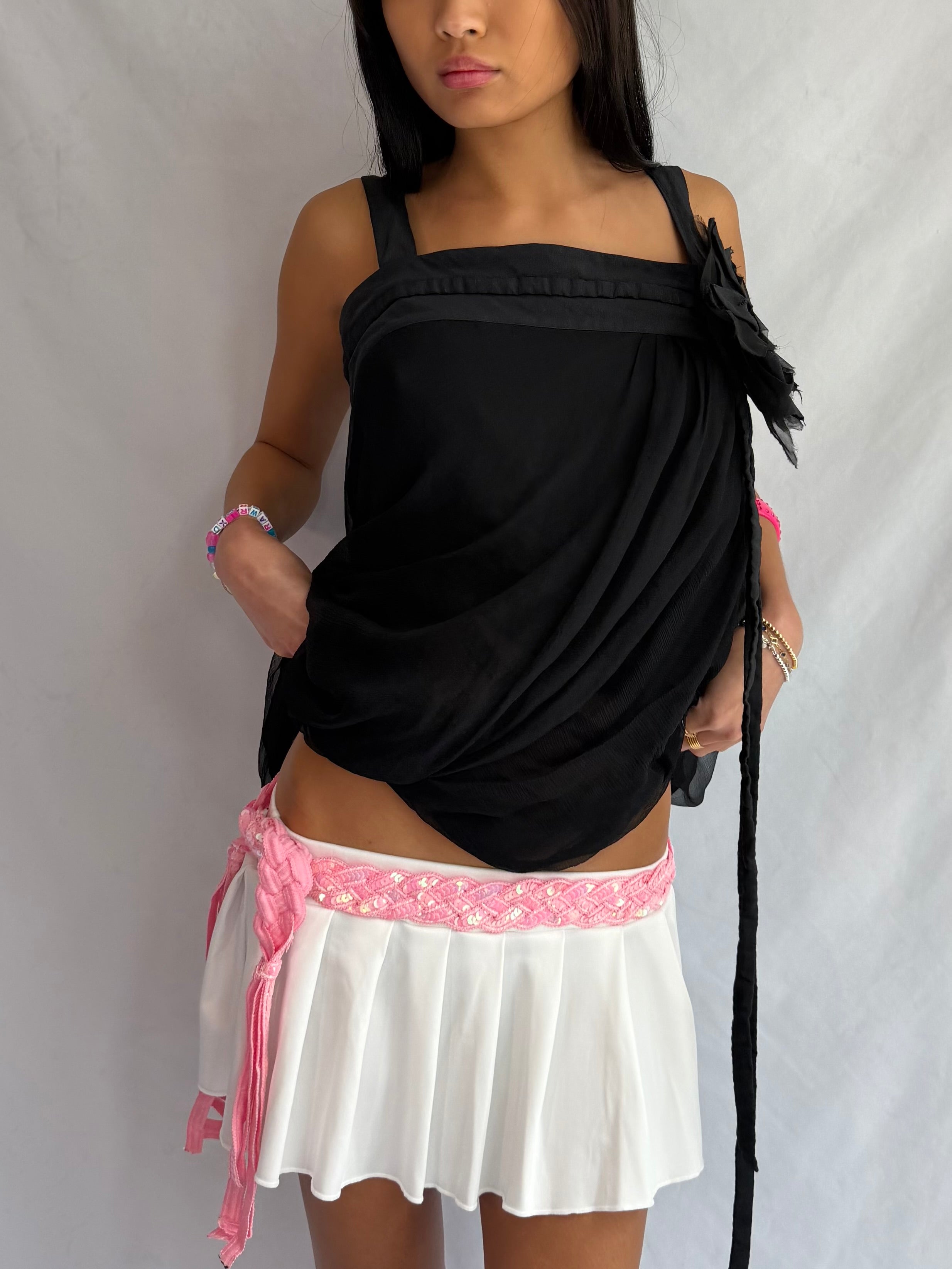 Vintage chiffon tank top