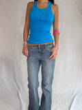 Vintage low rise flare jeans