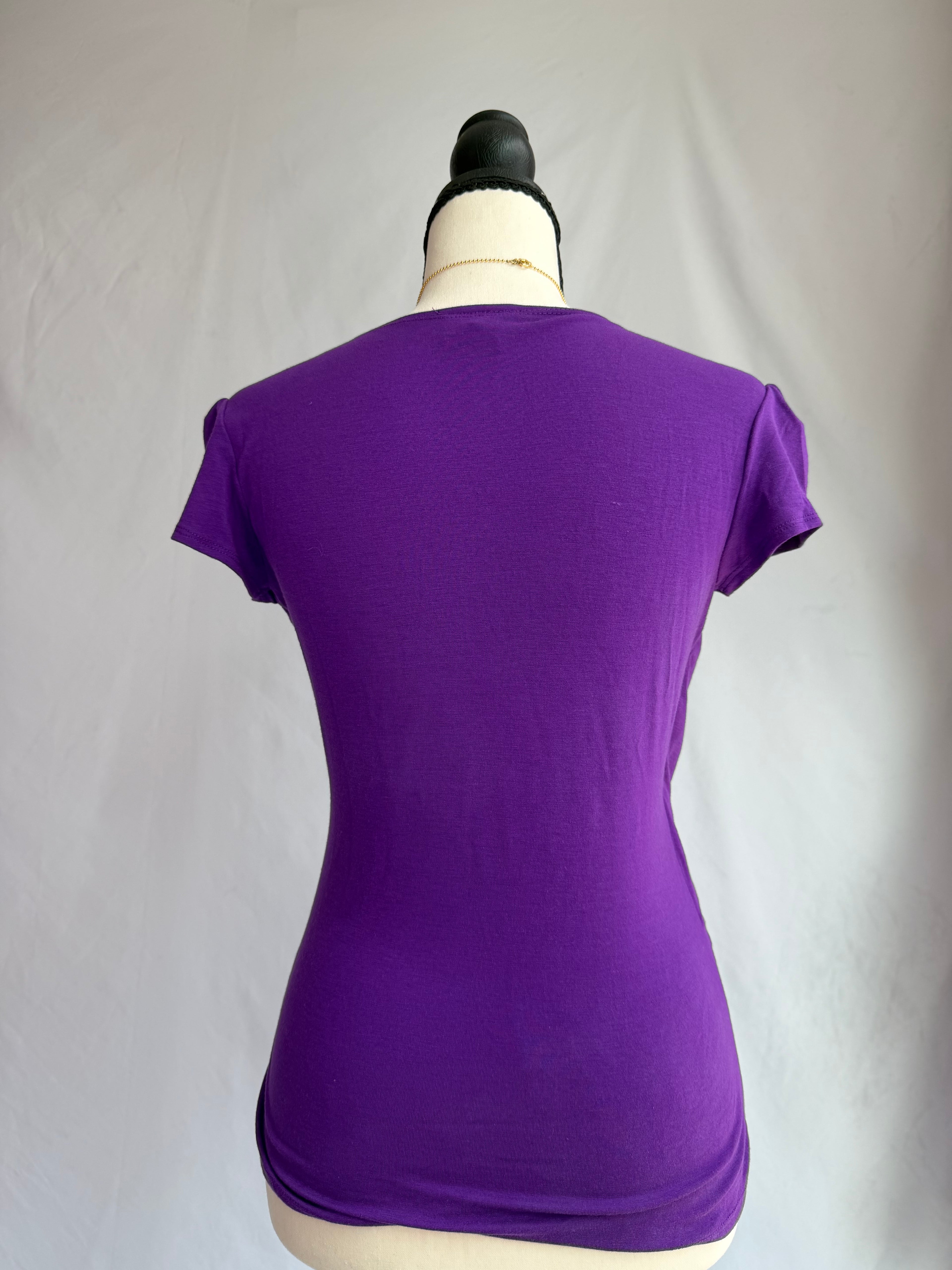 vintage purple sequin top ⋆˚ʚɞ