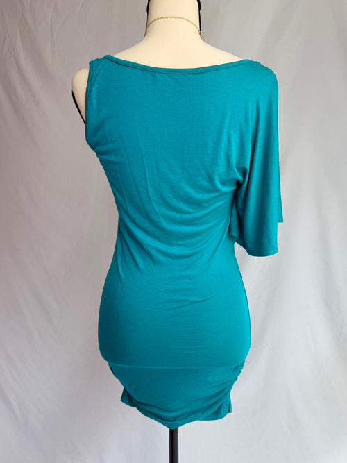 vintage turquoise mini dress ₊˚⊹♡