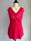 vintage pink sequin v cut top ⋆˚࿔♪˚⊹