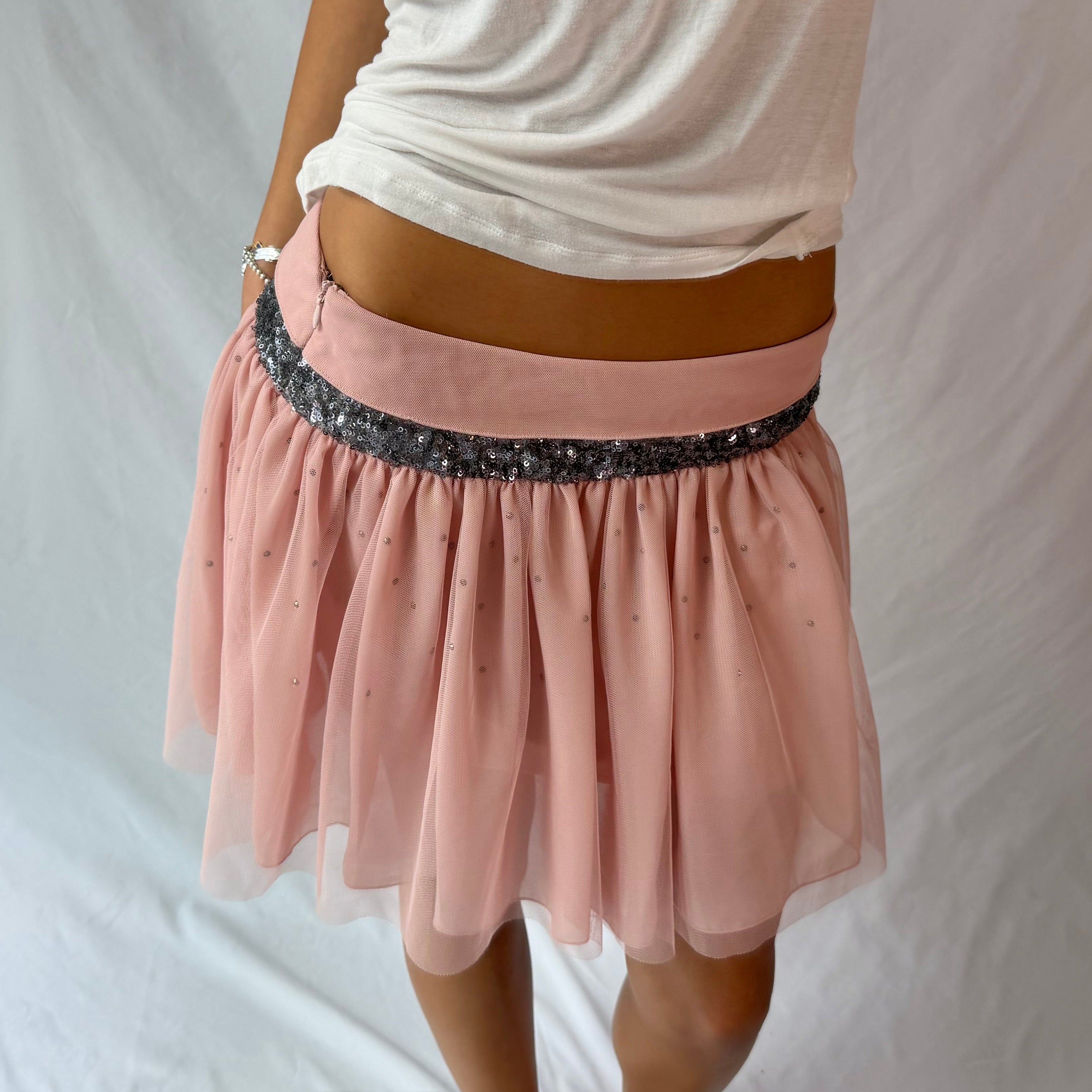 Vintage Vera Wang sequin mini skirt