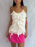 Vintage Guess ruffle tank top