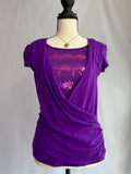 vintage purple sequin top ⋆˚ʚɞ