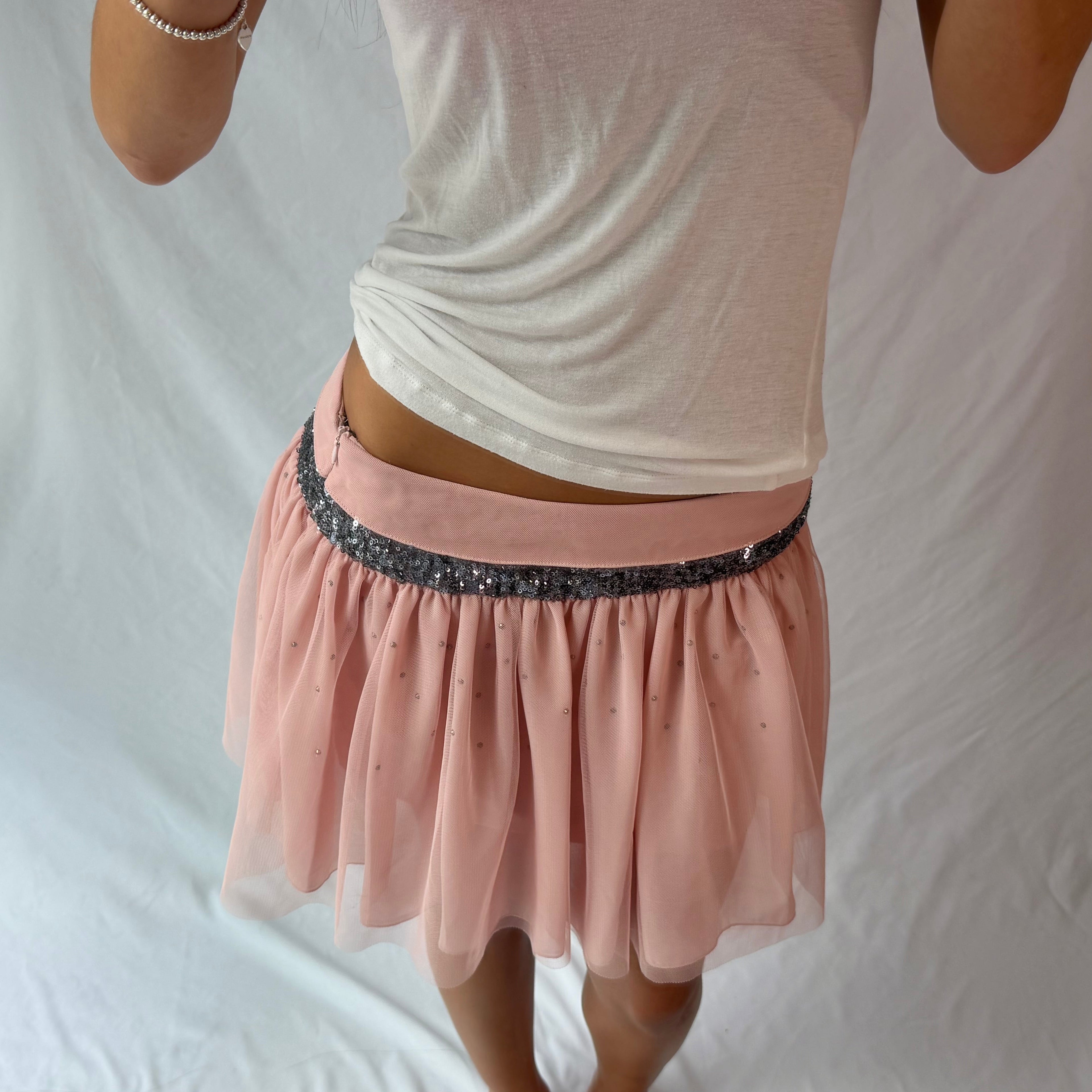 Vintage Vera Wang sequin mini skirt