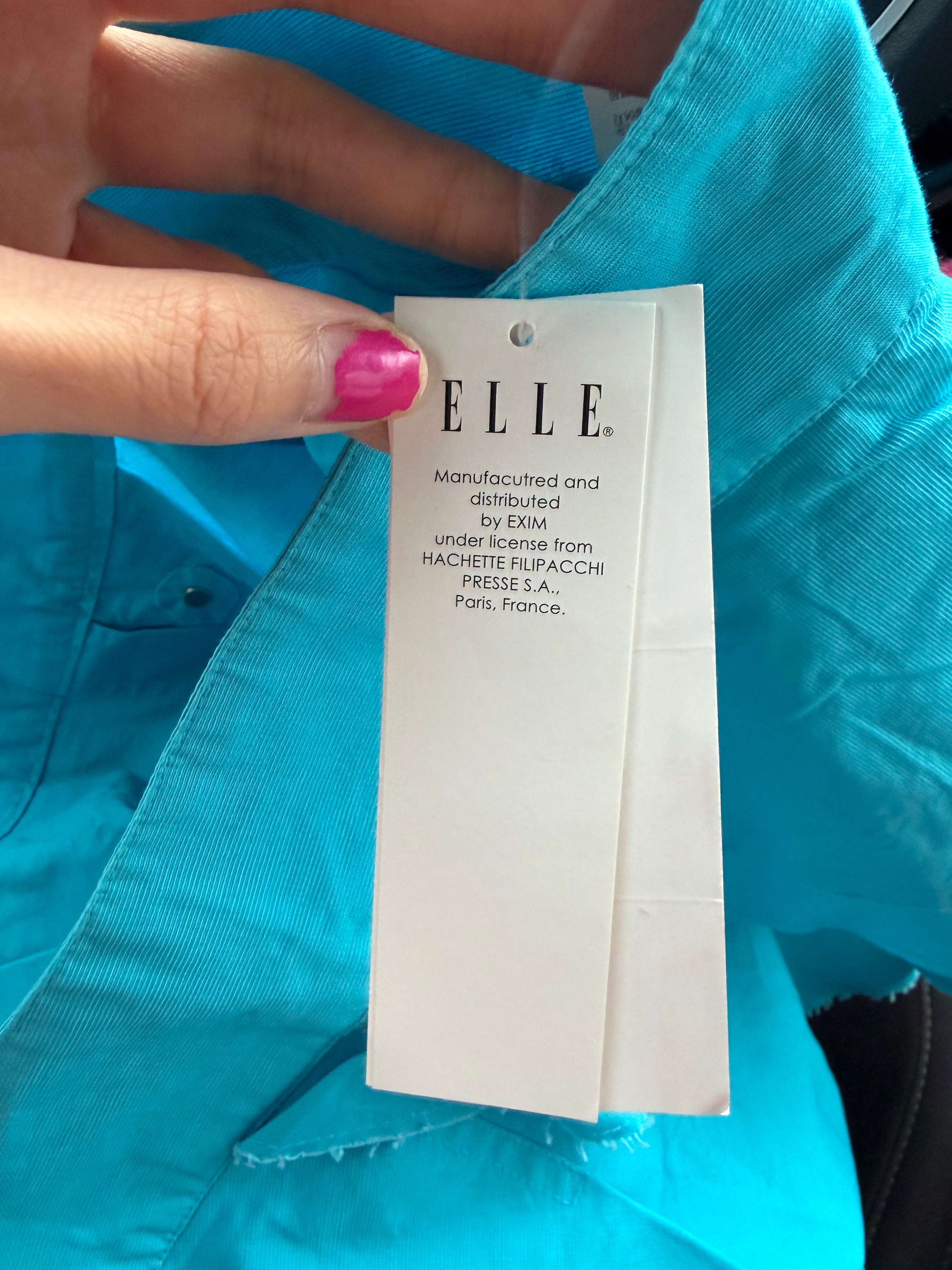 Vintage 2007 ELLE Paris wrap mini skirt