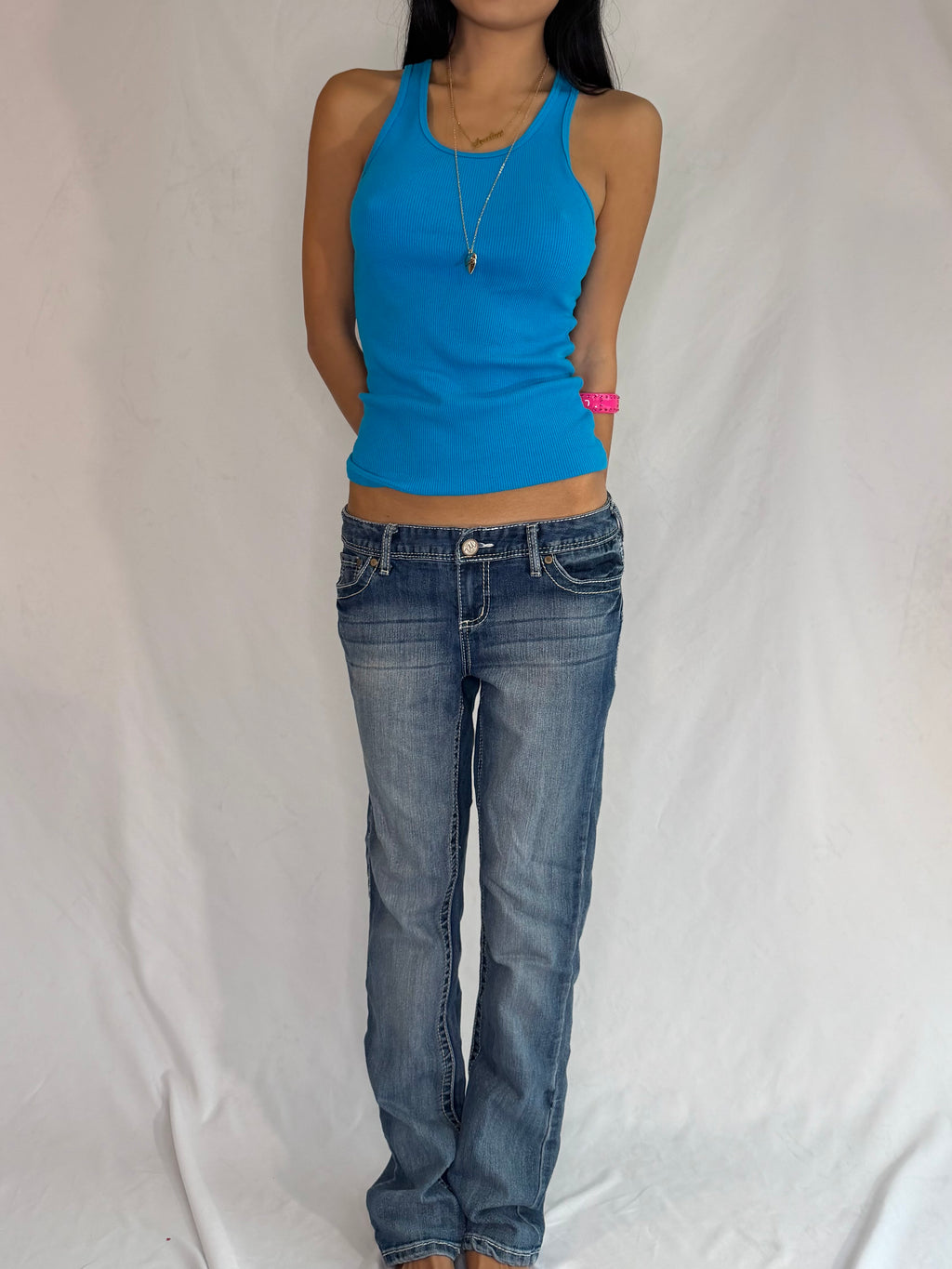 Vintage low rise flare jeans