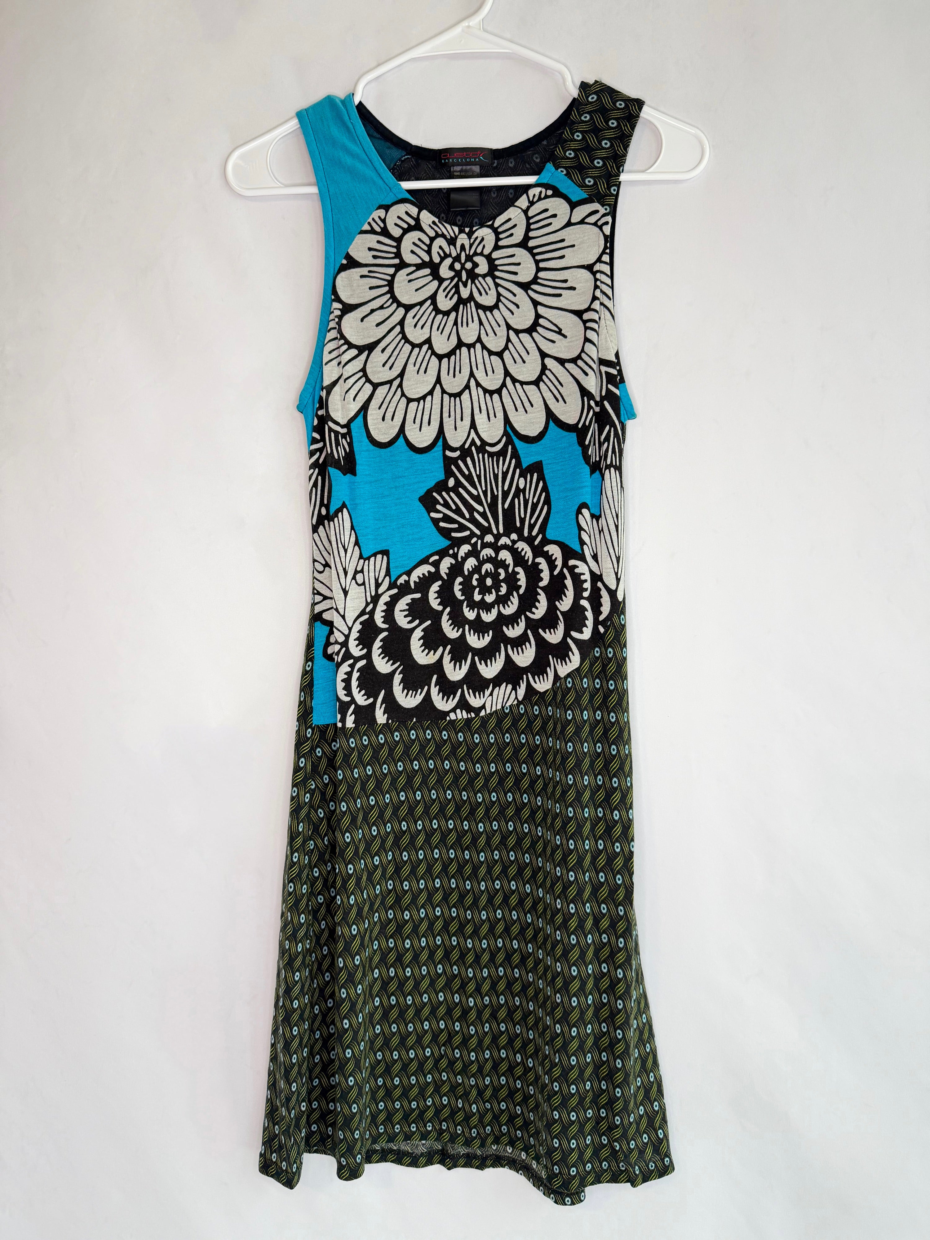 vintage Custo Barcelona graphic dress 𝜗𝜚